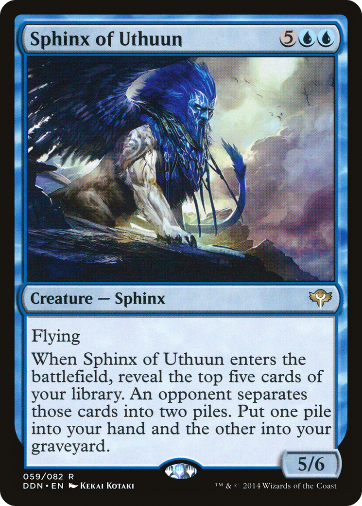 Sphinx of Uthuun (DDN-059) - Duel Decks: Speed vs. Cunning