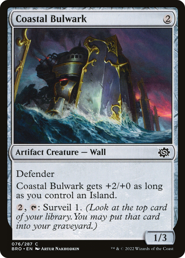 Coastal Bulwark (BRO-076) - The Brothers' War Foil