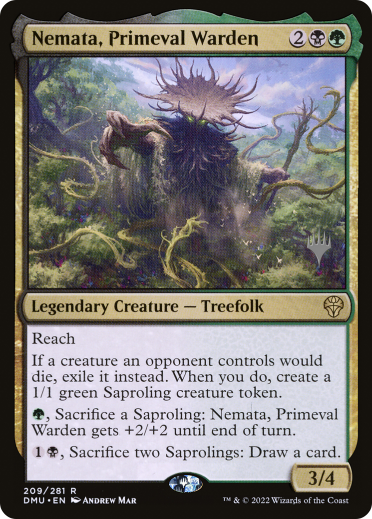 Nemata, Primeval Warden (PPDMU-209) - Dominaria United Promos Foil