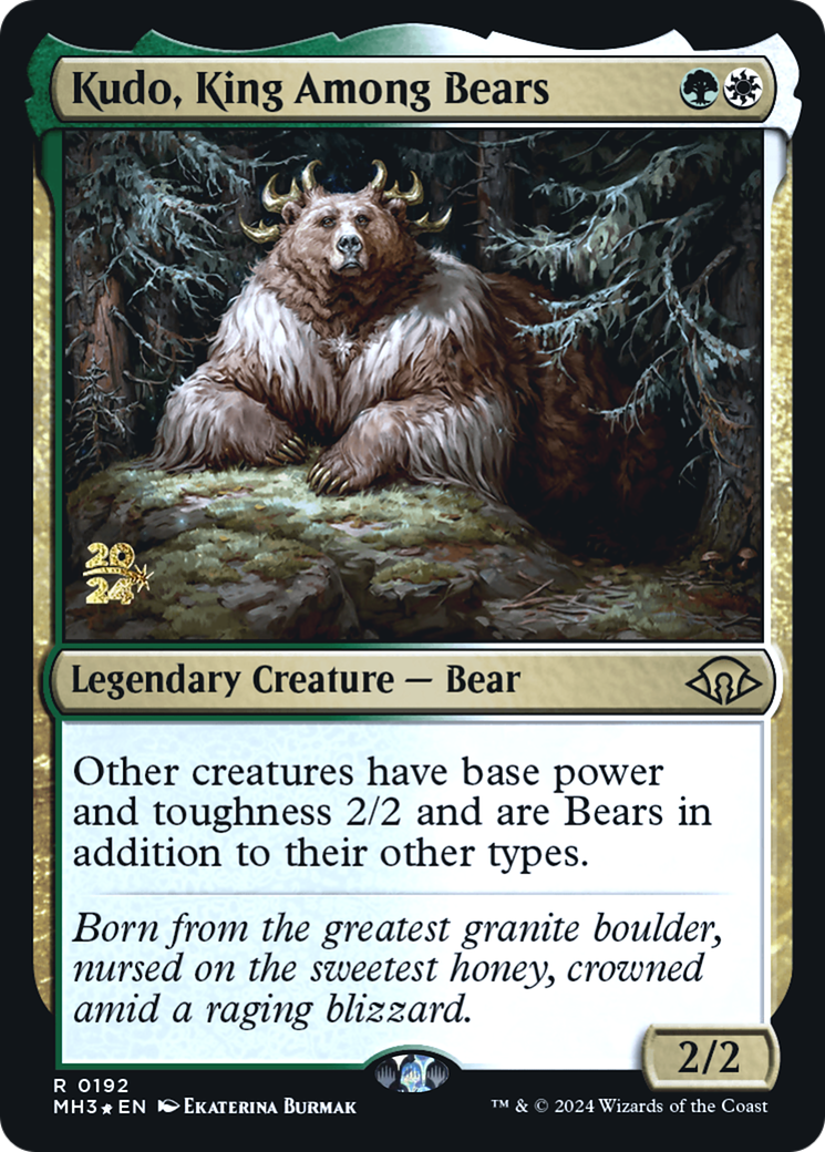 Kudo, Roi des Ours (PMH3-192S) - Promotions Modern Horizons 3