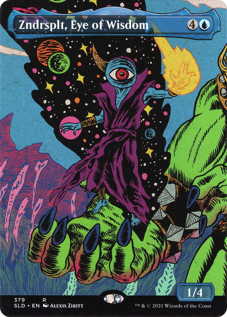 Zndrsplt, Eye of Wisdom (Display Commander) - Thick Stock (SLD-379★) - Secret Lair Drop (Borderless)