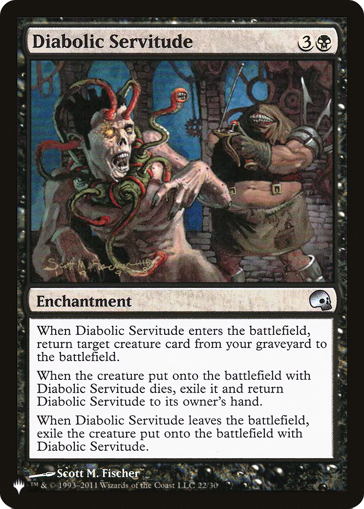 Diabolic Servitude (LIST-22/30) - The List
