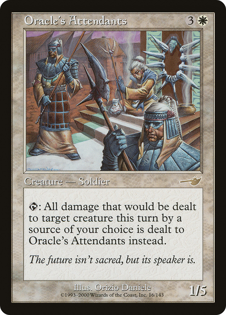 Les serviteurs de l'Oracle (NEM-016) - Nemesis Foil