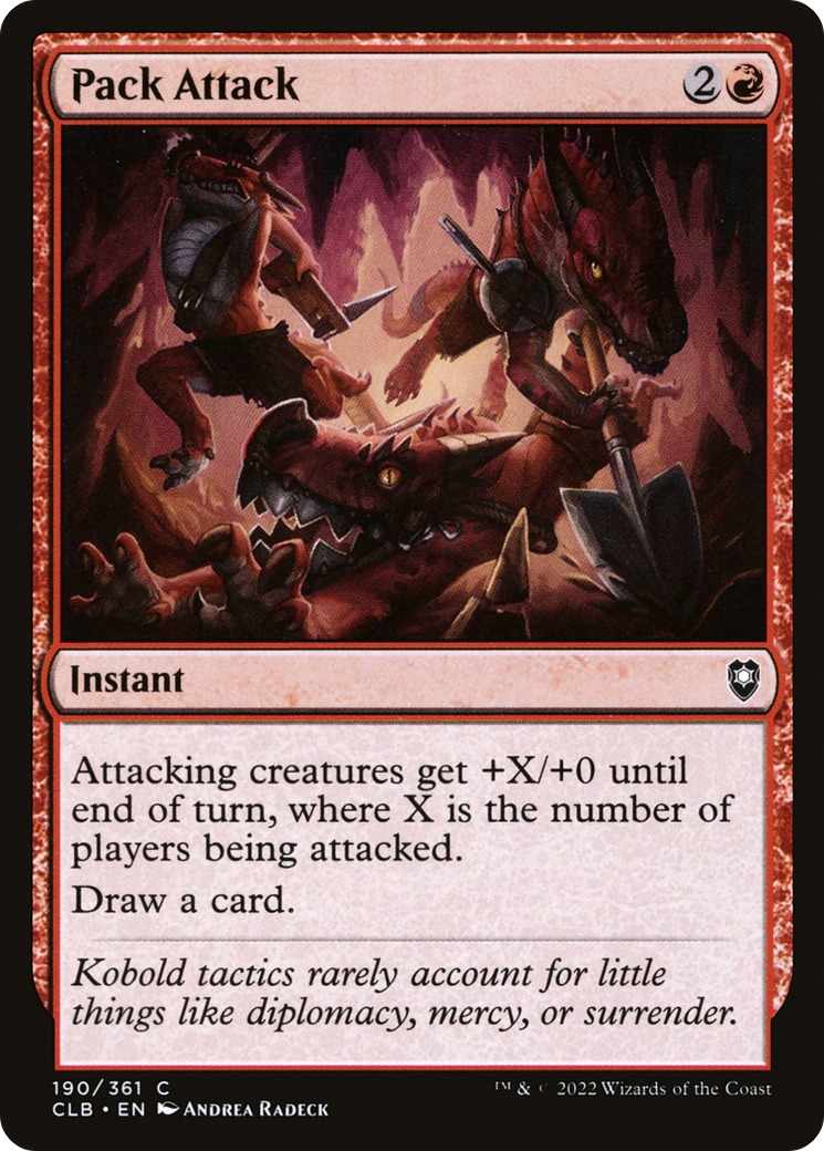 Pack Attack (CLB-190) - Commander Legends: Battle for Baldur's Gate