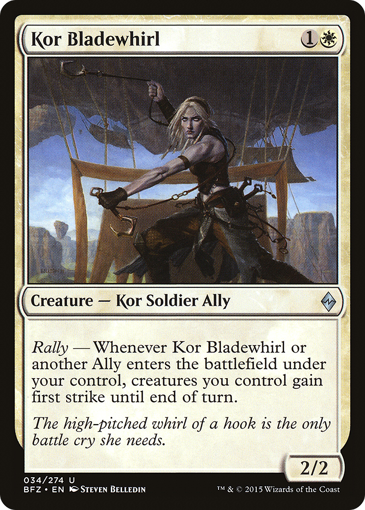 Kor Bladewhirl (BFZ-034) – Bataille pour Zendikar