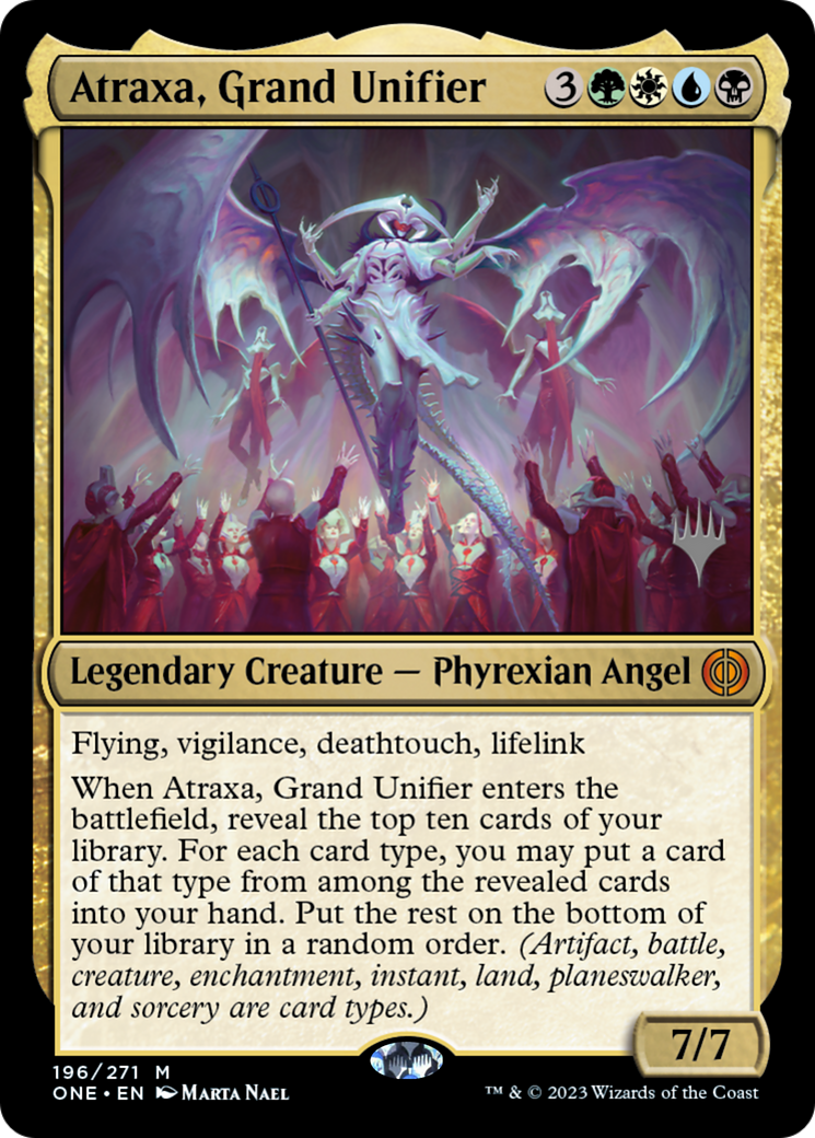 Atraxa, Grand Unificateur (PONE-196P) - Promotions Phyrexia : Tous ne feront qu'un