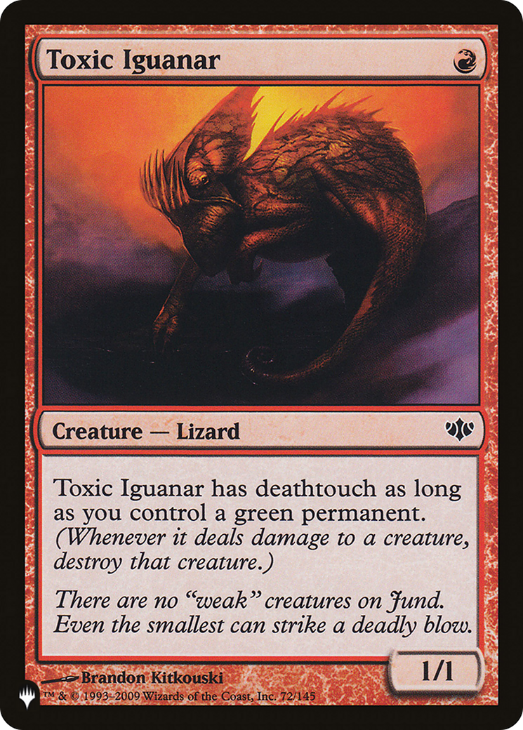 Toxic Iguanar (LIST-CON-72) - The List