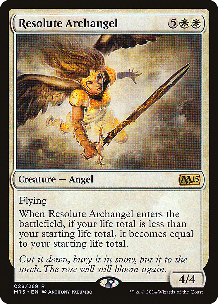 Resolute Archangel (M15-028) - Magic 2015 Foil