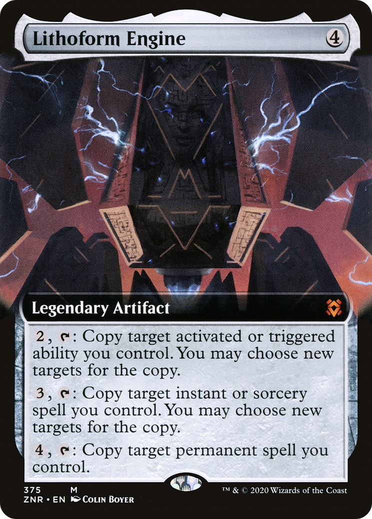 Moteur Lithoform (ZNR-375) - Zendikar Rising : (Extended Art) Foil