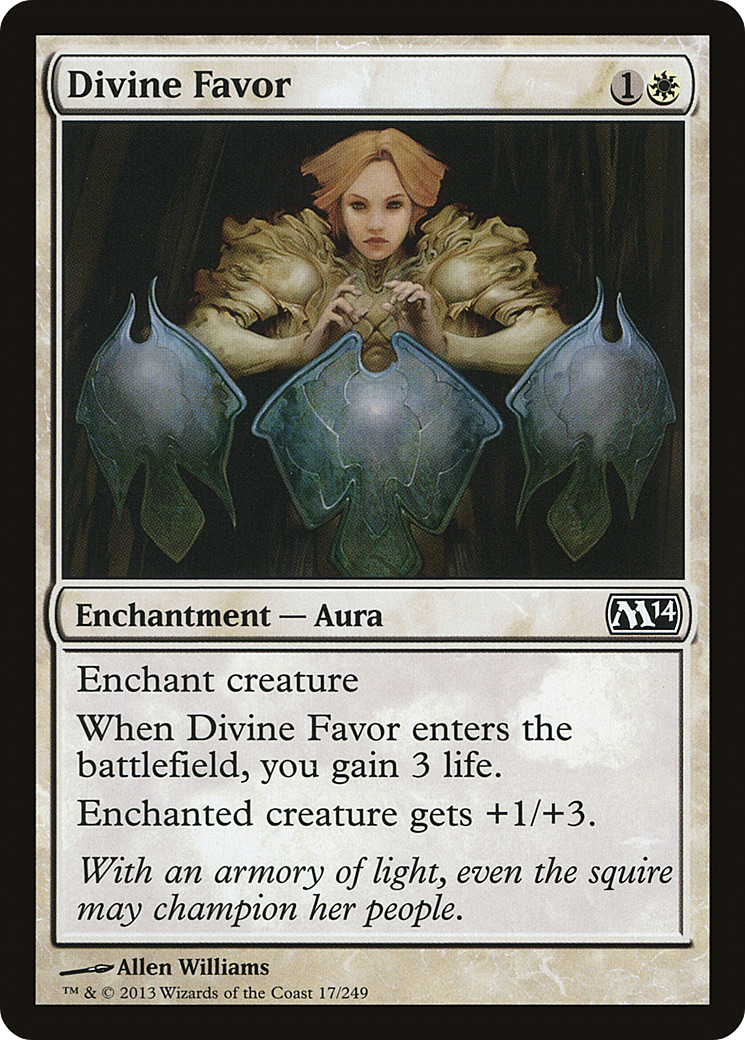 Faveur Divine (M14-017) - Magic 2014 Foil