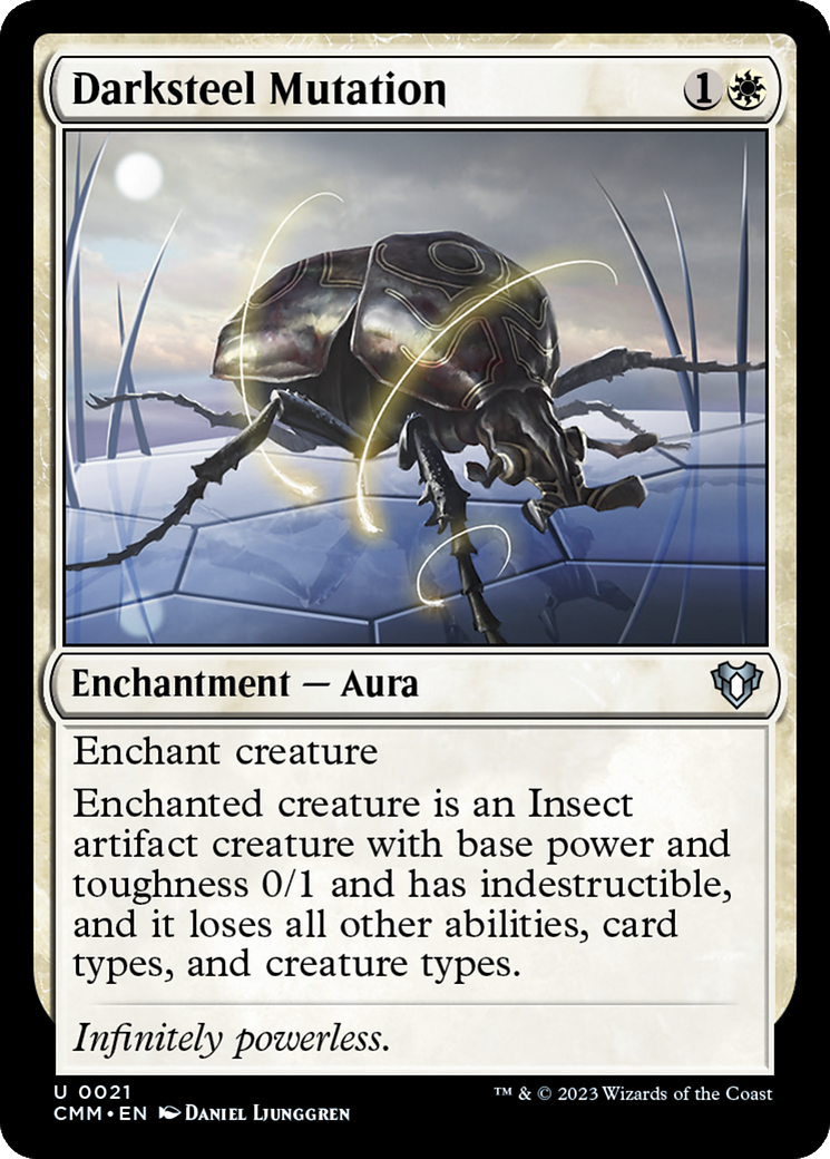Mutation Darksteel (CMM-021) - Commander Masters Foil