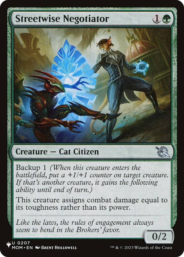 Streetwise Negotiator (LIST-MOM-207) - The List