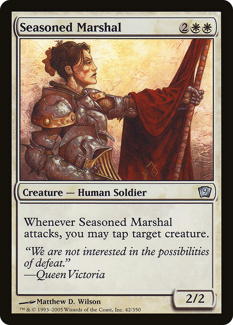 Seasoned Marshal (9ED-42★) - Ninth Edition Foil