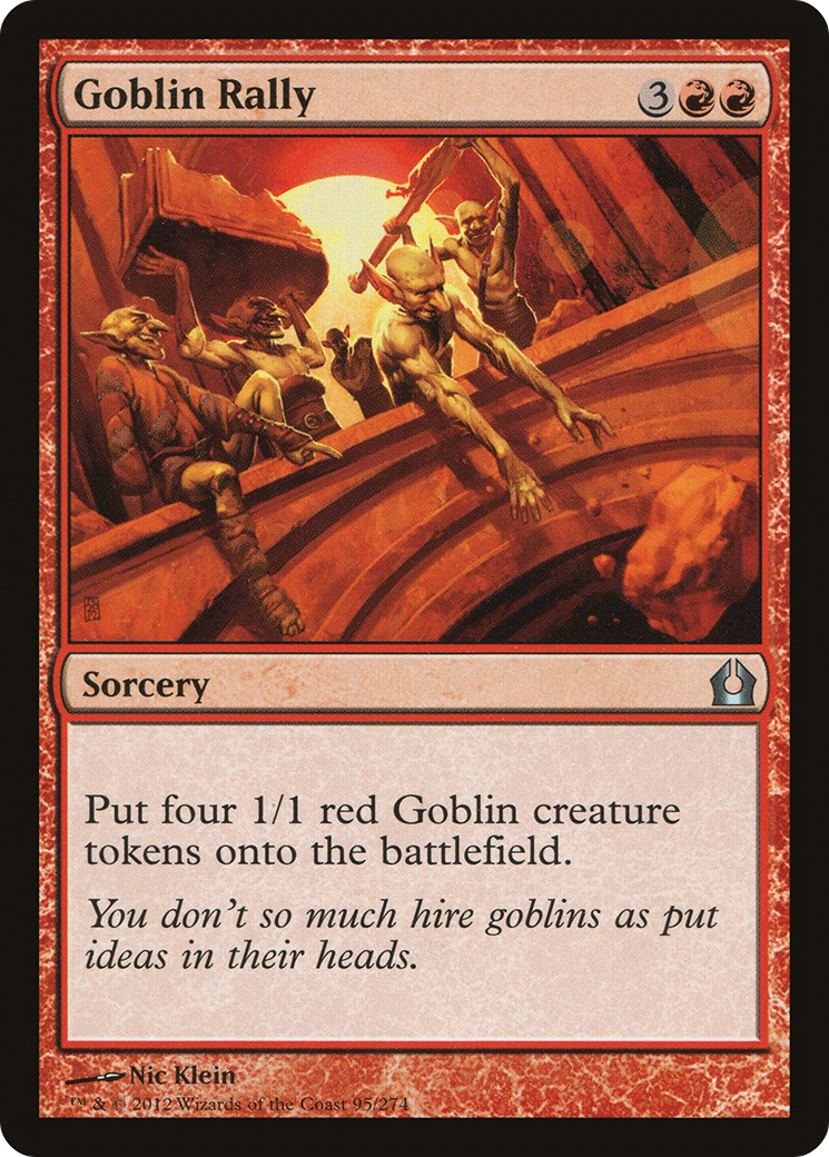 Goblin Rally (RTR-095) - Return to Ravnica Foil