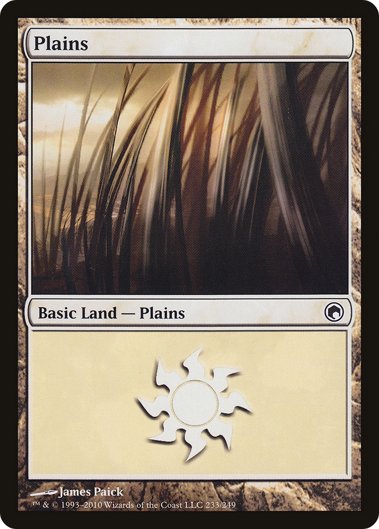 Plaines (SOM-233) - Feuille des Cicatrices de Mirrodin