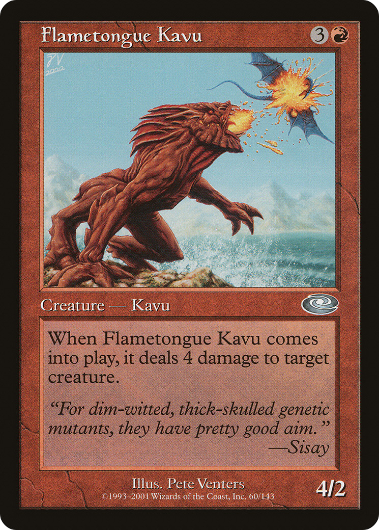 Kavu Langue de Feu (PLS-060) - Changement de Plan