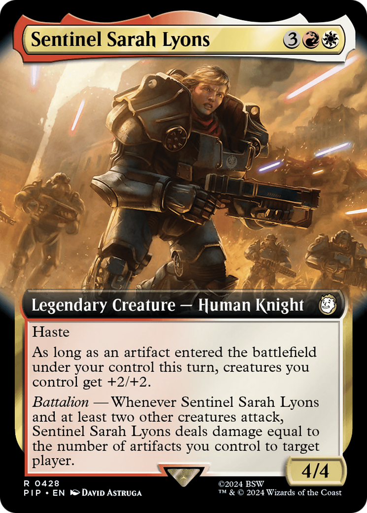 Sentinel Sarah Lyons (Extended Art) (PIP-428) - Fallout: (Extended Art)