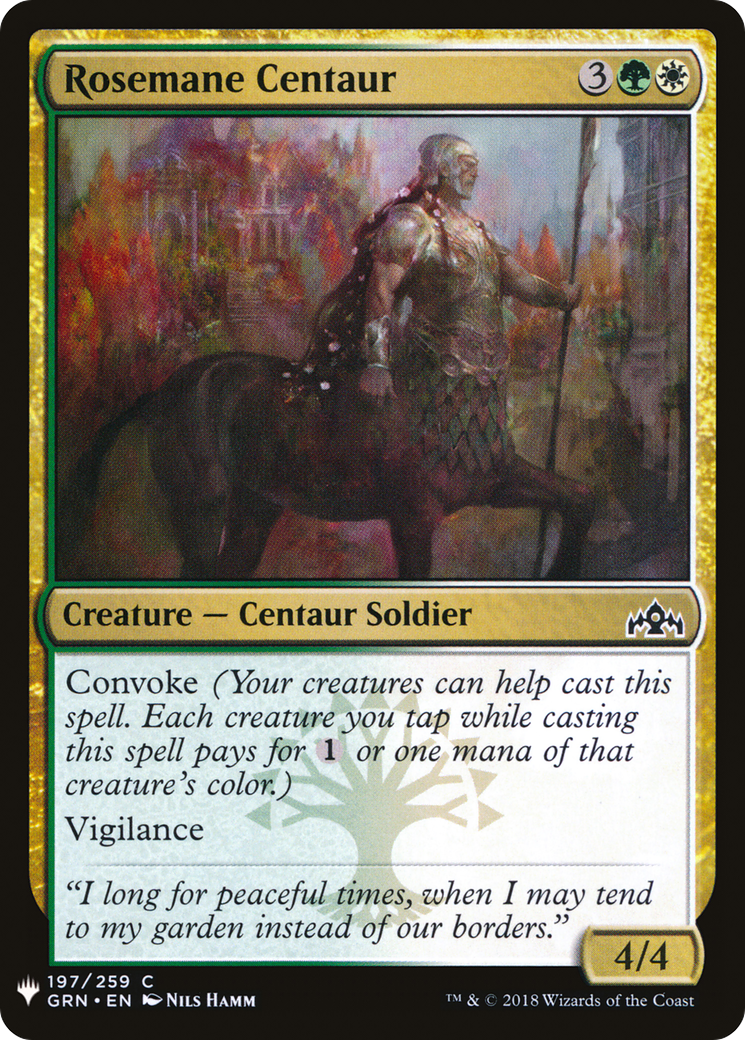 Rosemane Centaur (LIST-GRN-197) - The List