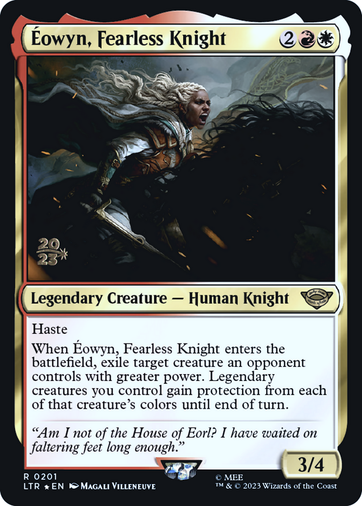 Eowyn, Fearless Knight (PRE-201S) - Tales of Middle-earth Promos Foil