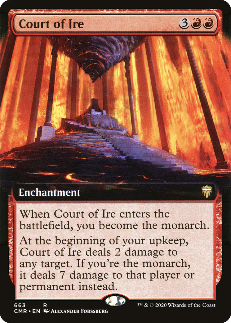 Court of Ire (CMR-663) - Commander Legends : (Extended Art) Foil