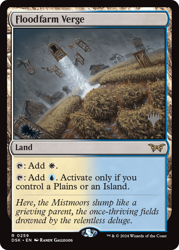 Floodfarm Verge (PDSK-259P) - Promotions Duskmourn : House of Horror