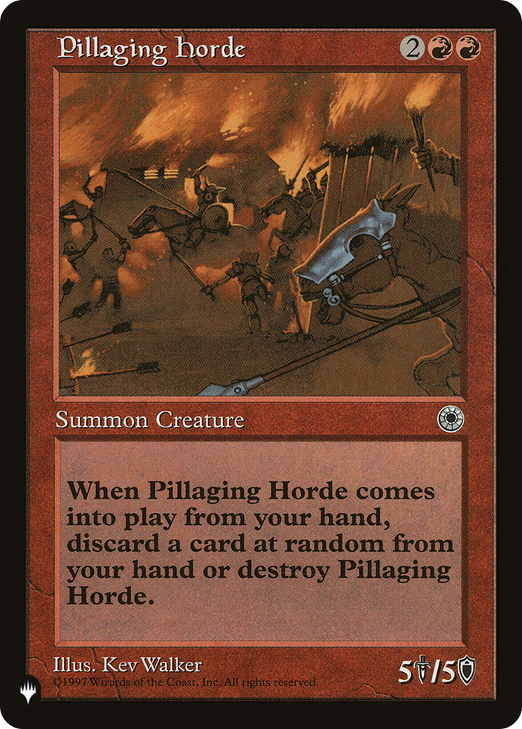 Pillaging Horde (LIST-POR-142) - The List