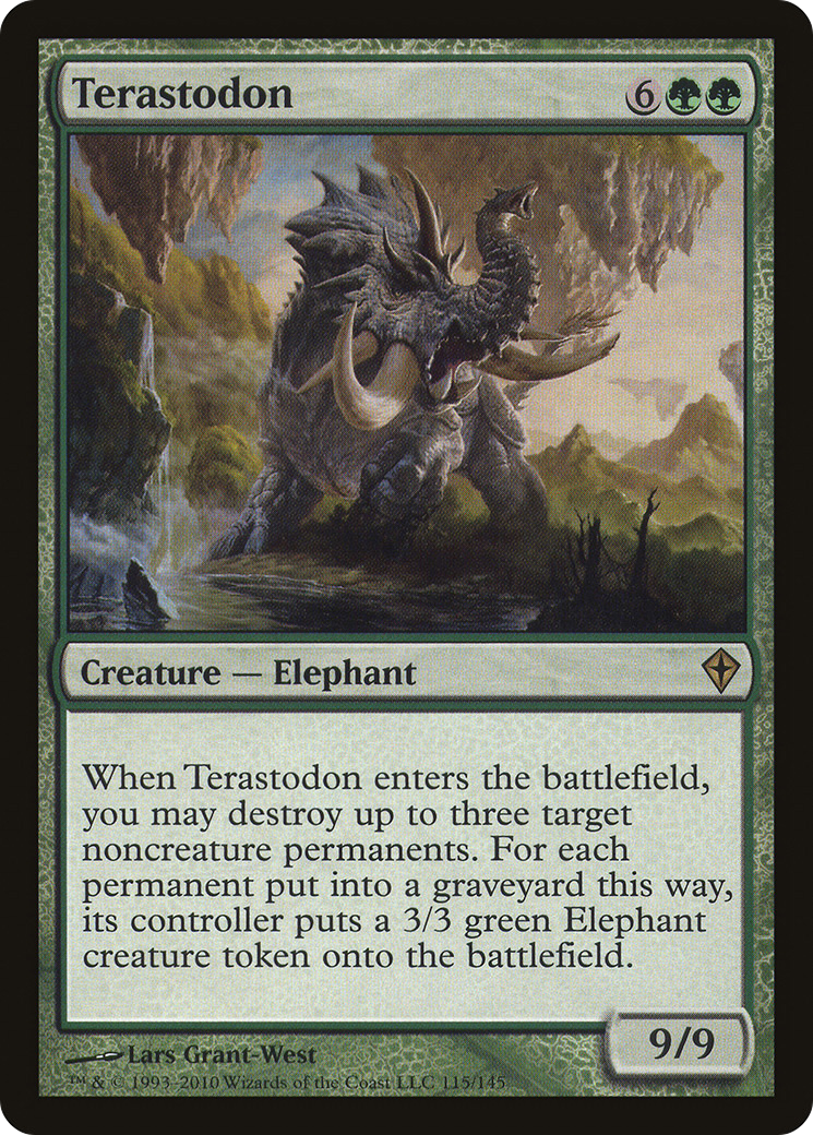 Terastodon (WWK-115) - Feuille de réveil du monde