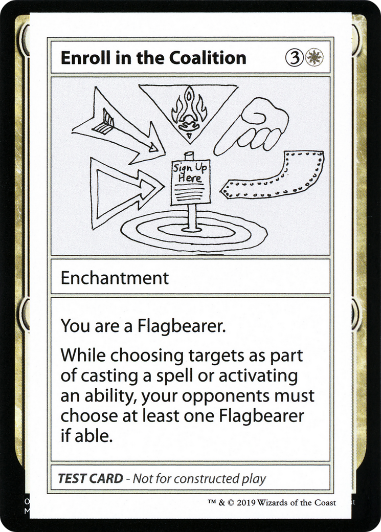 Inscription à la Coalition (CMB2-004) - Cartes de test Mystery Booster 2021