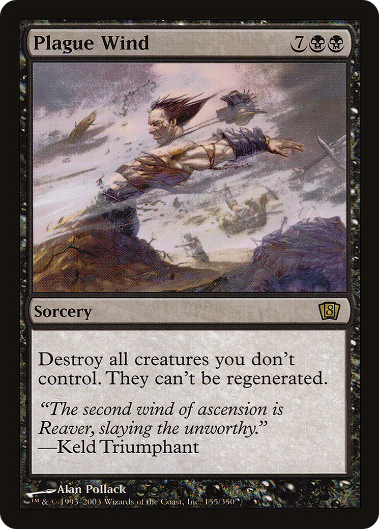 Plague Wind (8ED-155★) - Huitième édition
