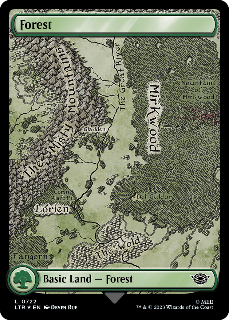Forest (0722) (Surge Foil) (LTR-722) - The Lord of the Rings: Tales of Middle-earth Foil