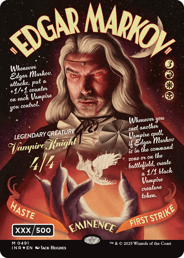 Edgar Markov (Showcase) (numéro de série) (double arc-en-ciel) (INR-491) - Innistrad Remastered Foil