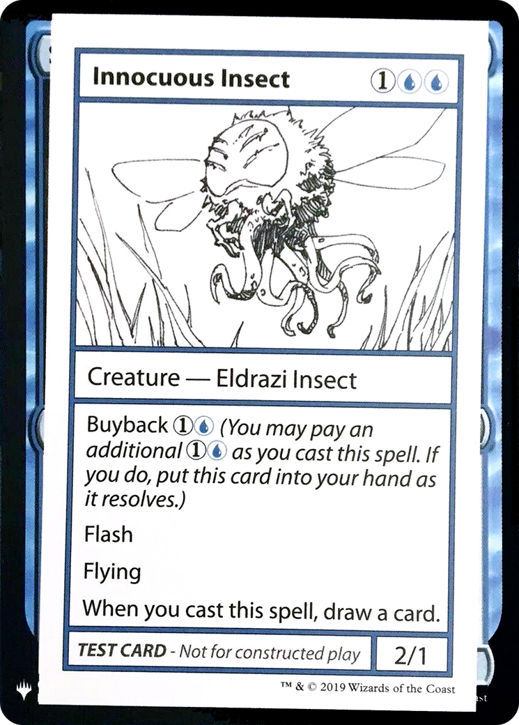 Insecte inoffensif (CMB1-023) - Cartes de test Mystery Booster 2019
