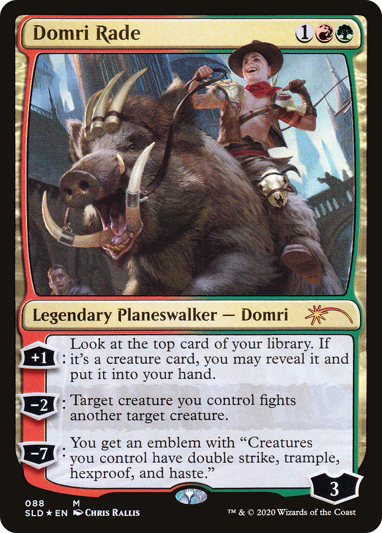 Domri Rade (SLD-088) - Feuille de butin Secret Lair