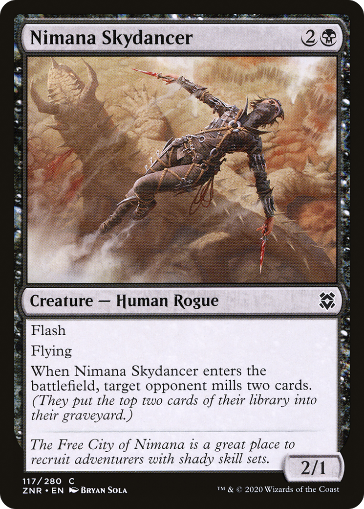 Nimana Skydancer (ZNR-117) - L'Ascension de Zendikar
