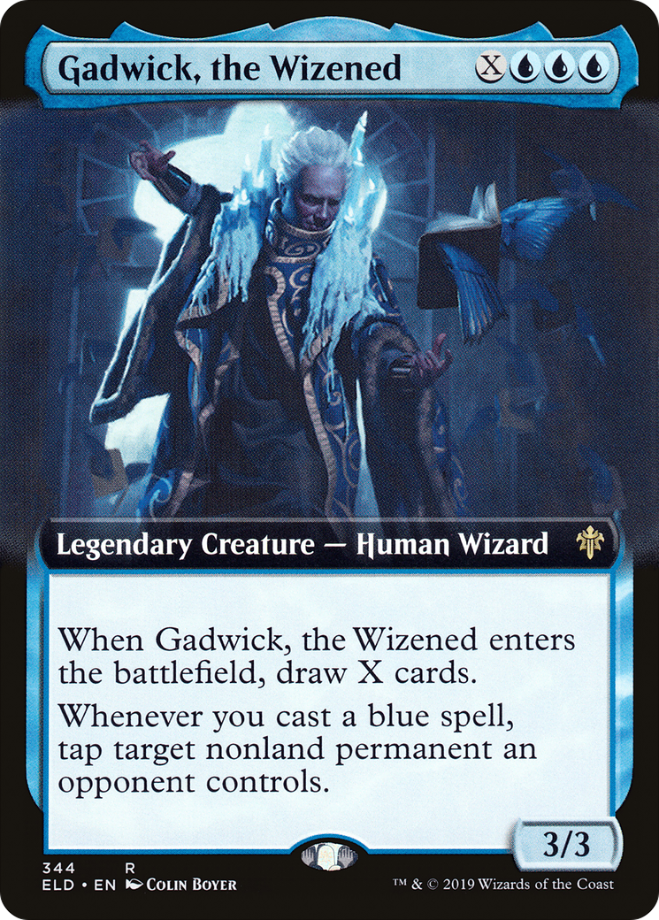 Gadwick, the Wizened (Extended Art) (ELD-344) - Throne of Eldraine: (Extended Art) Foil