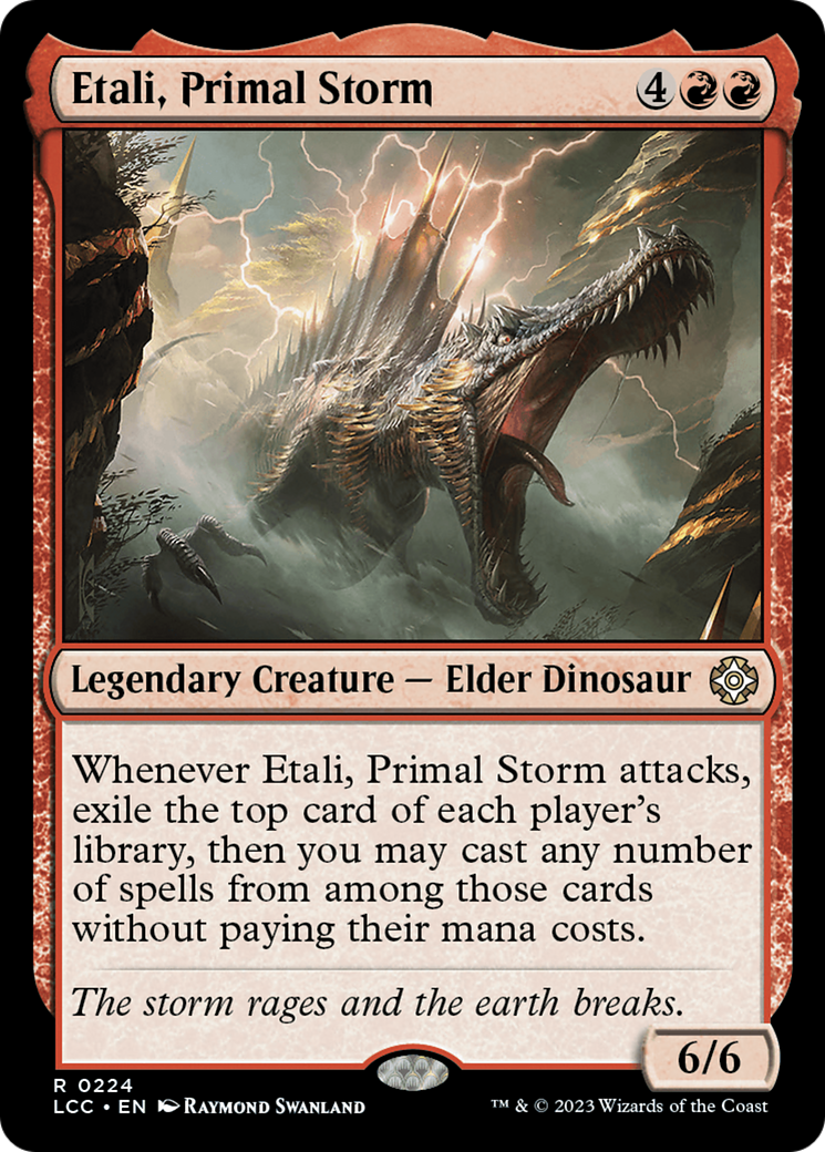 Etali, Tempête primordiale (LCC-224) - Commandant des Cavernes perdues d'Ixalan