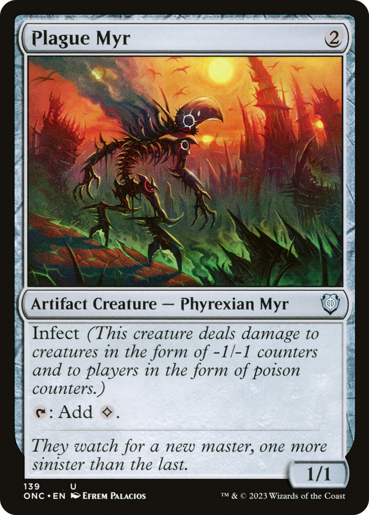 Plague Myr (ONC-139) - Phyrexia : Tous seront un seul commandant