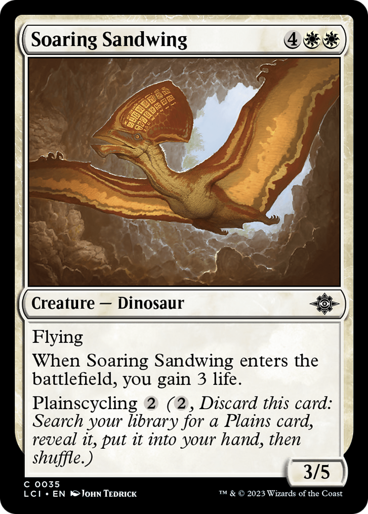 Soaring Sandwing (LCI-035) - The Lost Caverns of Ixalan Foil