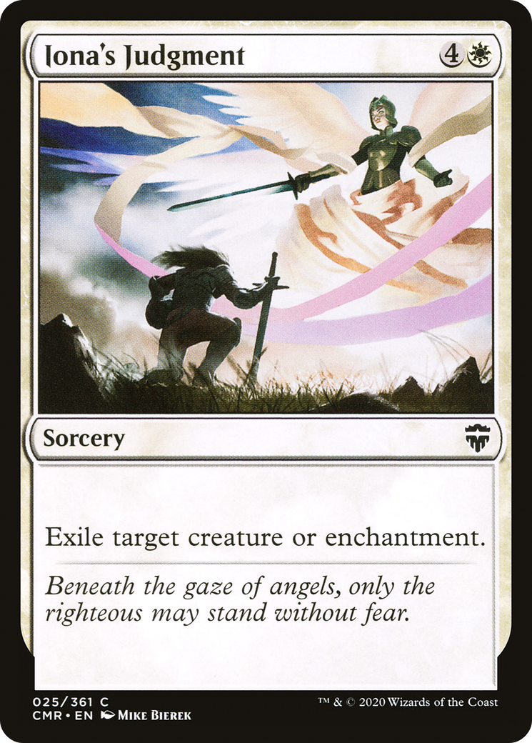 Le jugement d'Iona (CMR-025) - Commander Legends