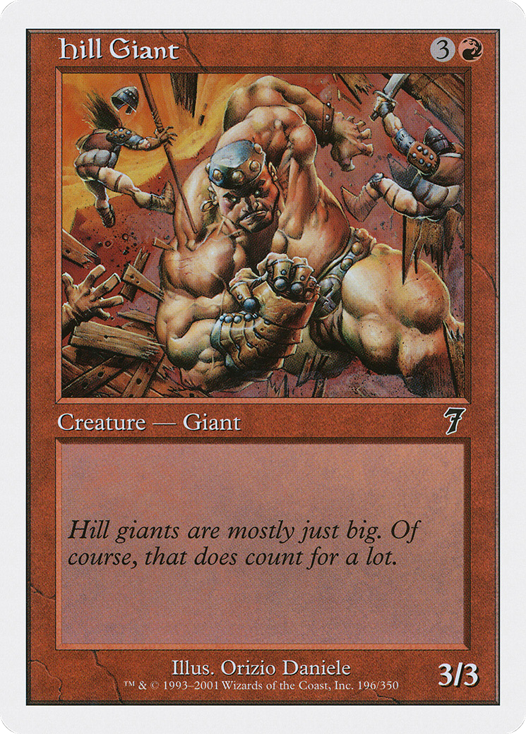 Hill Giant (7ED-196) - Septième édition