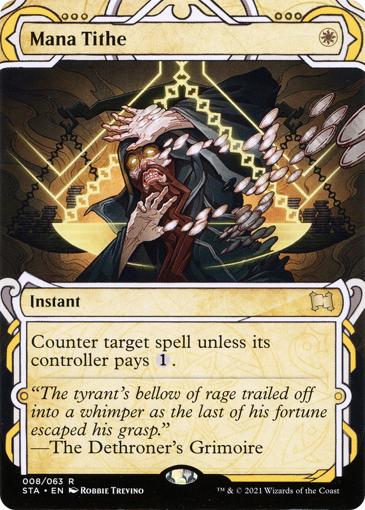 Dîme de mana (STA-008) - Archives mystiques de Strixhaven : (Vitrine) (Sans bordure) Feuille