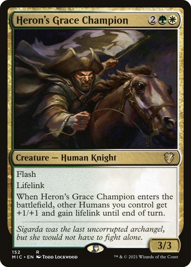 Heron's Grace Champion (MIC-152) - Midnight Hunt Commander
