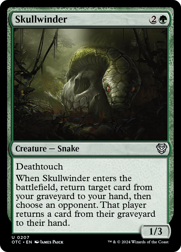 Skullwinder (OTC-207) - Commandant des Outlaws of Thunder Junction