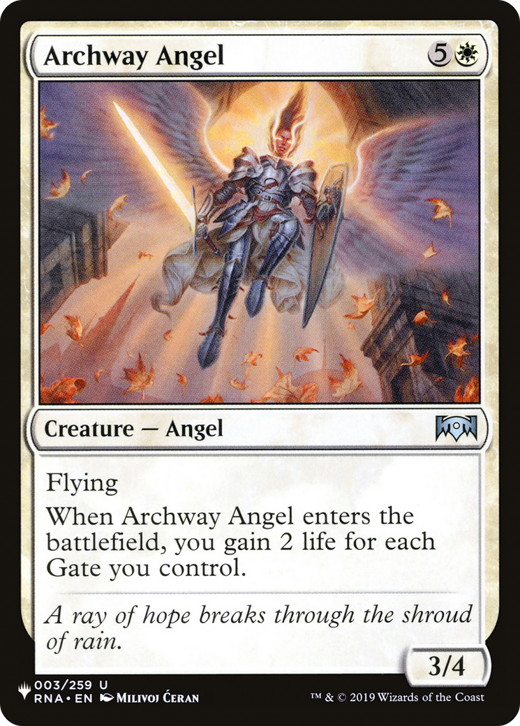 Archway Angel (PLST-RNA-3) - La Liste