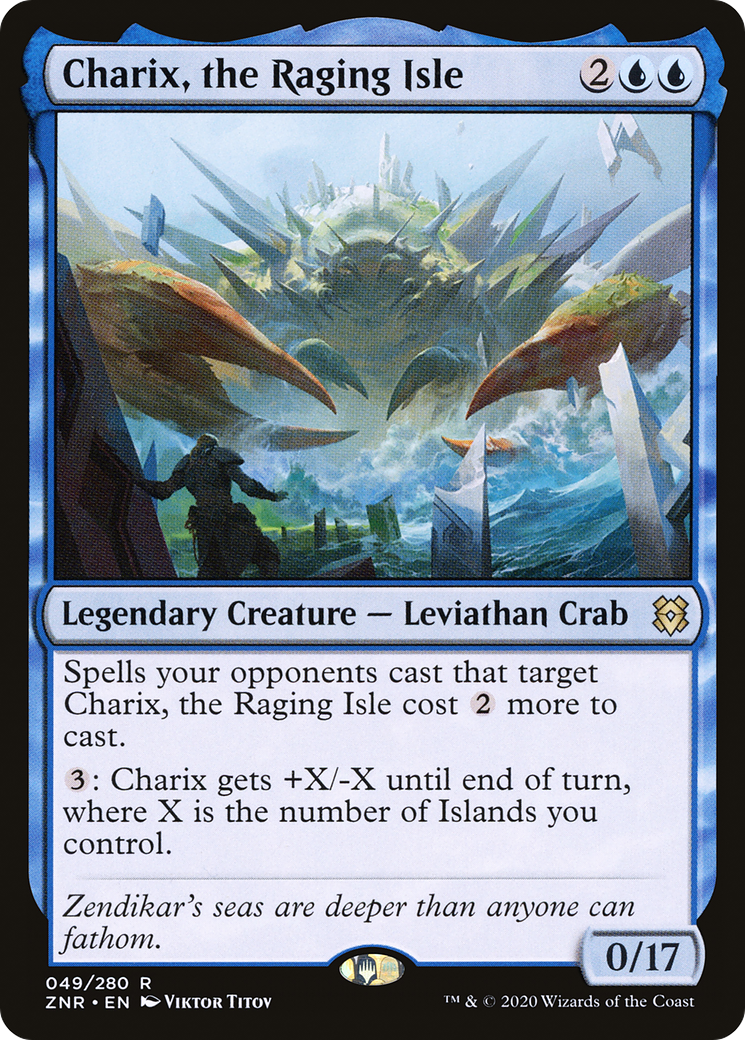 Charix, l'Île déchaînée (ZNR-049) - Zendikar Rising Foil
