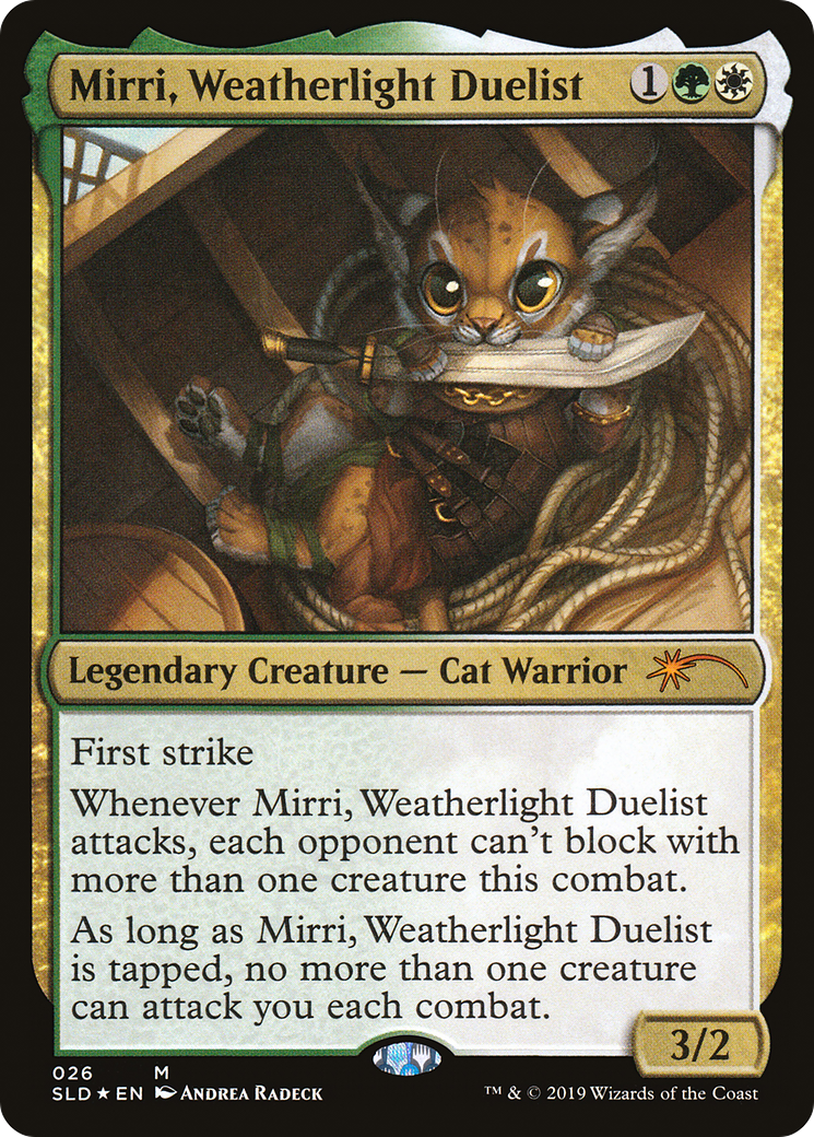 Mirri, Weatherlight Duelist (SLD-026) - Secret Lair Drop Foil