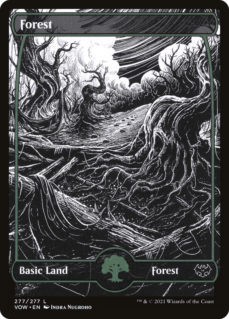 Forest (277) (VOW-277) - Innistrad: Crimson Vow: (Showcase)