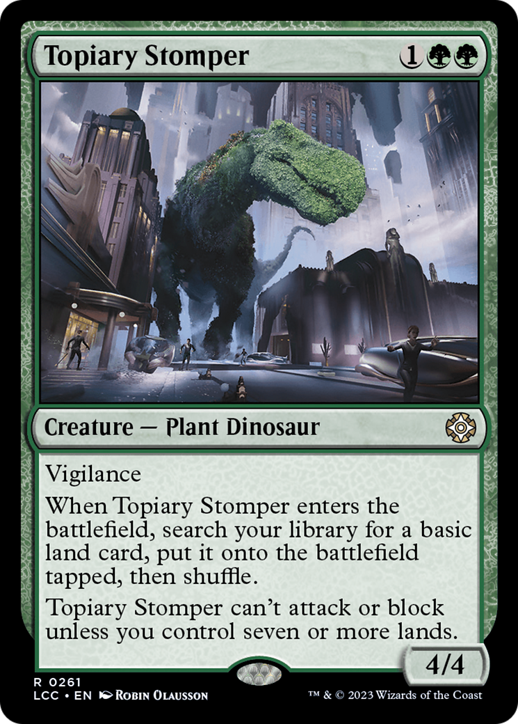 Topiary Stomper (LCC-261) - Commandant des Cavernes Perdues d'Ixalan