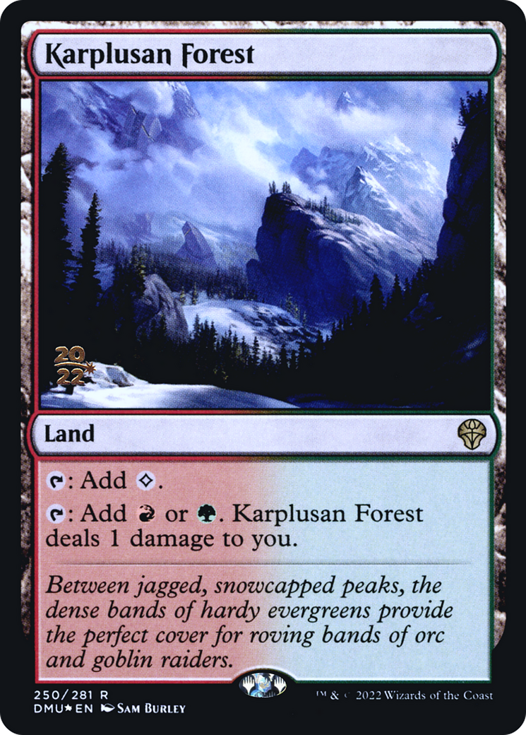 Forêt de Karplusan (PDMU-250S) - Dominaria United Promos Foil