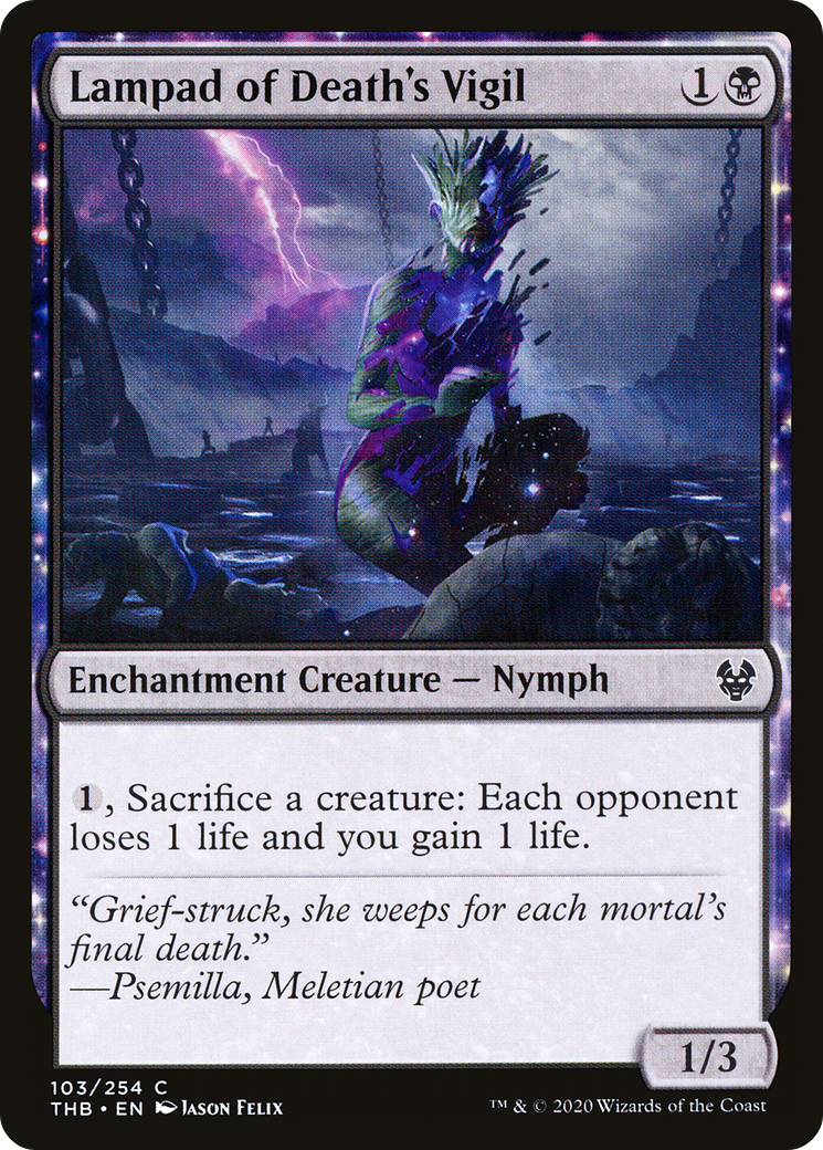 Lampad of Death's Vigil (THB-103) - Theros Beyond Death : (enchantement) Foil